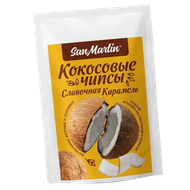 Кокосовые чипсы Сливочная карамель «San Martin» - Vegetus на Партизанском