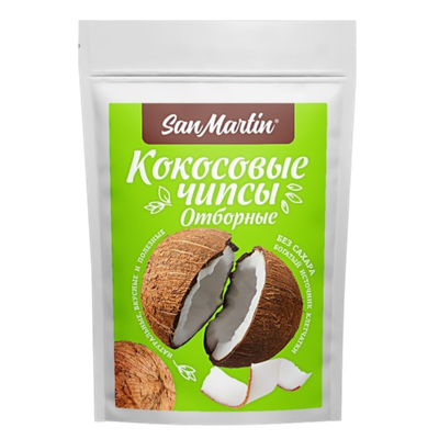 Кокосовые чипсы Отборные «San Martin»
