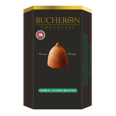 Набор конфет «Bucheron Gourmet» «Трюфель» с цельным фундуком