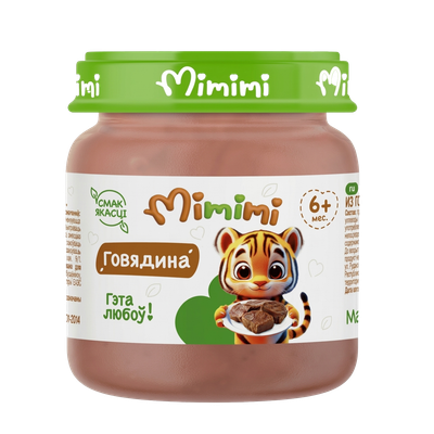 Пюре мясное «Mimimi» из говядины