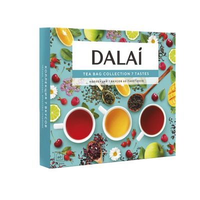 Набор чая «Dalai» 7 вкусов 60 пакетиков
