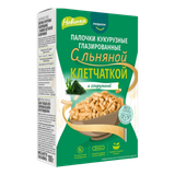Кукурузные палочки «Лидкон» с льняной клетчаткой и спирулиной
