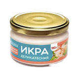 Икра деликатесная «Сказка» креветка - кальмары 