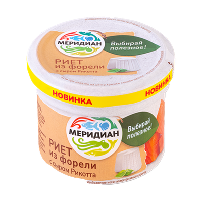 Риет из форели «Меридиан» с сыром Рикотта