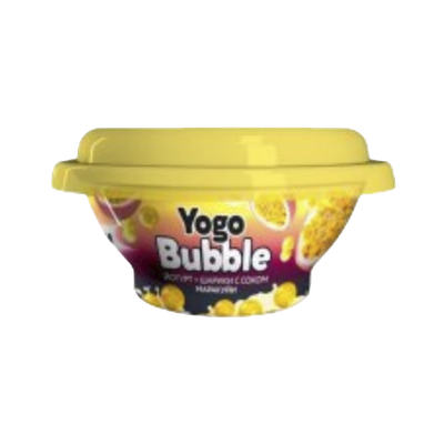 Йогурт «Yogo Bubble» с соком маракуйи