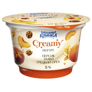 Йогурт «Creamy» персик-злаки-грецкий орех - Мир Продуктов №4