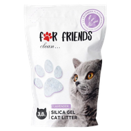 Наполнитель силикагелевый «For Friends clean» 3,8 л с ароматом лаванды - Мир Продуктов №3