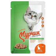Корм для кошек «Мурчик» кролик в соусе - Мир Продуктов №3