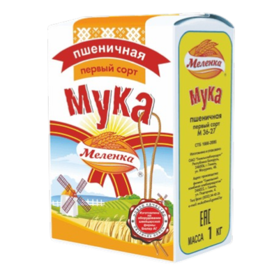Мука пшеничная «Меленка» первый сорт М36-27