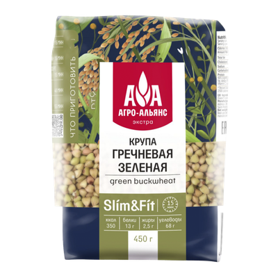 Крупа гречневая зеленая «Агро-Альянс» экстра