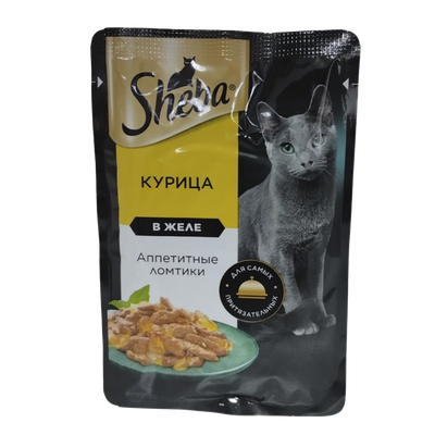 Корм для кошек «Sheba» курица в желе