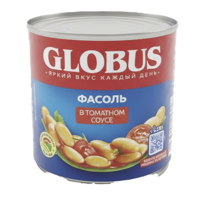 Фасоль «Globus» в томатном соусе