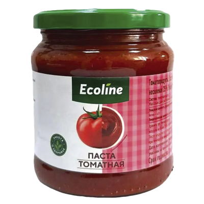 Паста томатная «Ecoline» стерилизованная 