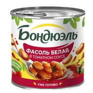 Фасоль белая «Бондюэль» в томатном соусе - Мир Продуктов №4