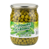 Зеленый горошек «Хозяин-барин»  из мозговых сортов высший сорт