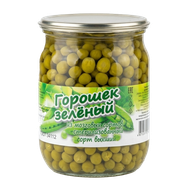 Зеленый горошек «Хозяин-барин»  из мозговых сортов высший сорт - Мир Продуктов №4