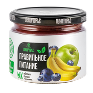Десерт фруктовый «Лукоморье» микс яблоко-банан-черника - Мир Продуктов №3