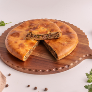 Пирог с говядиной и зеленью - ОК ПИРОГ