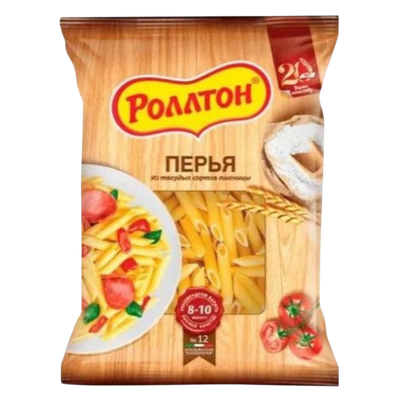 Макаронные изделия «Роллтон» перья высший сорт группы А 