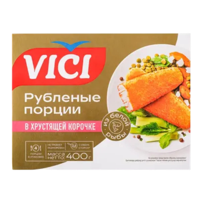 Порции рубленые «Vici» в панировке 