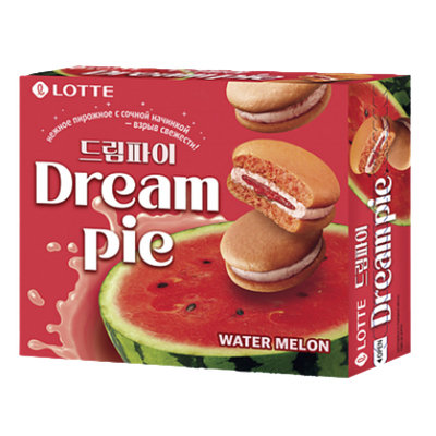 Пирожное «Dream pie» арбуз