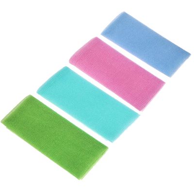  Мочалка пилинг японская средней жесткости,  30х90см, 4 цвета