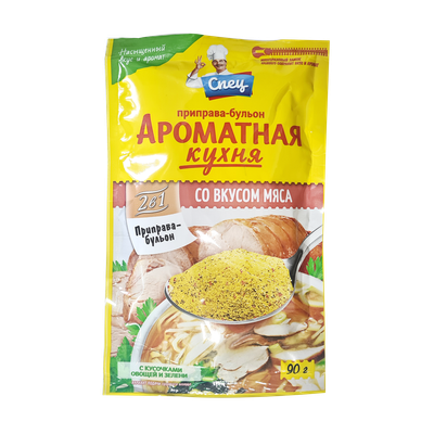 Приправа-бульон «Ароматная кухня» со вкусом мяса