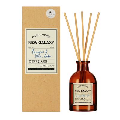 Диффузор NEW GALAXY  Perfumerie, Lemongrass & Vetiver, Amber