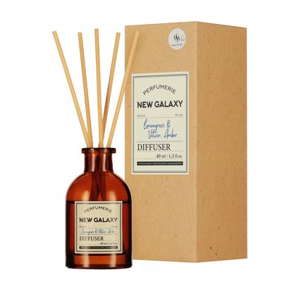 Диффузор NEW GALAXY  Perfumerie, Lemongrass & Vetiver, Amber