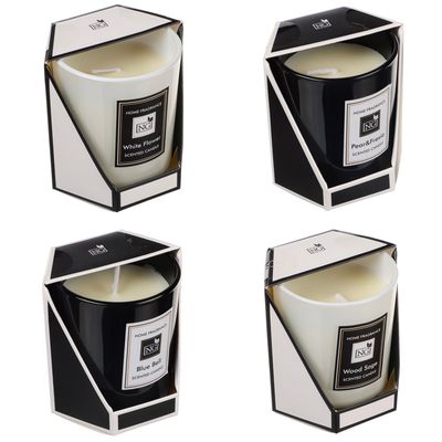 Свеча NEW GALAXY  ароматизированная Home  wood sage, white flower, bluebell, pear