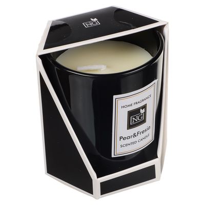 Свеча NEW GALAXY  ароматизированная Home  wood sage, white flower, bluebell, pear