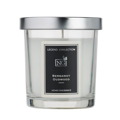 Свеча NEW GALAXY  ароматизированная LEGEND COLLECTION,  Bergamot Oudwood