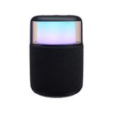 Колонка беспроводная BY GlowSound Mini, 5 Вт,подсветка, 1200мАч, microSD, ВШГ 12x8x8см, черный 