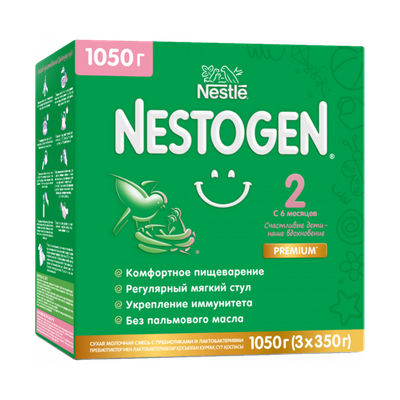 Смесь сухая молочная «Nestogen» 2 с 6 месяцев