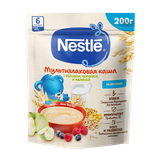 Каша молочная «Nestle» мультизлаковая яблоко-черника-малина с 6 месяцев
