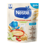 Каша молочная «Nestle» пшеничная с яблоком и земляникой с 8 месяцев