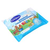 Туалетная бумага влажная Comfort smart KIDS с ромашкой, 42 шт - Галамарт