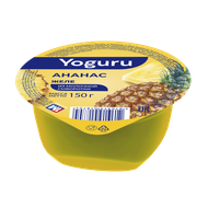 Желе из молочной сыворотки «Yoguru» аромат ананаса - Мир Продуктов №4