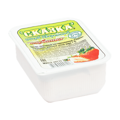 Десерт творожный «Сказка» 7% клубника