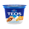 Йогурт «Греческий Teos» 2% грецкий орех-мед