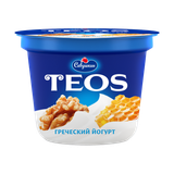 Йогурт «Греческий Teos» 2% грецкий орех-мед