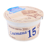 Сметана «Молочный мир» 15%