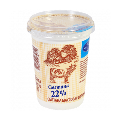 Сметана «Молочный мир» 22%