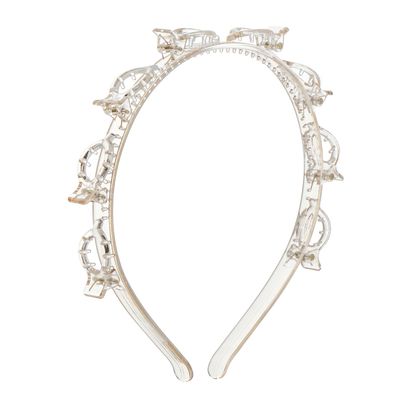 Ободок с крабиками для волос, тм ЮНИLOOK, 14,5x1,5см 