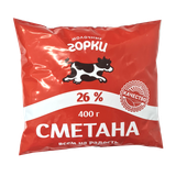 Сметана «Молочные горки» 26%