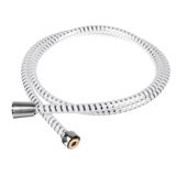 RAIN Шланг для душа 150см, 1/2"(Имп)-1/2"(Имп), ПВХ, латунь, антитвист, серебристо-белый 