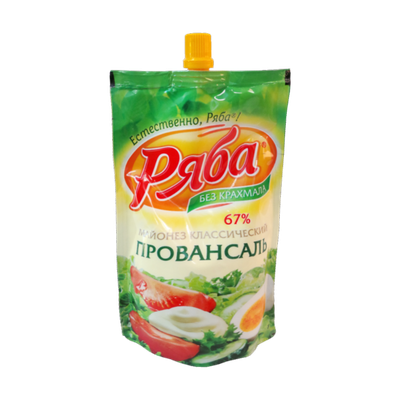 Майонез «Ряба» 67% классический Провансаль 