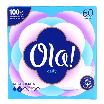 Прокладки ежедневные Ola! DAILY 60 шт.
