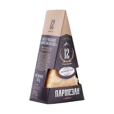 Сыр твердый «Пармезан Делюкс 12» 45%