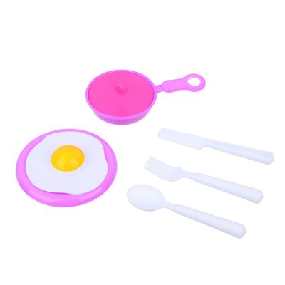 Набор игровой, ИГРОЛЕНД  посудка с продуктами, кукольный завтрак